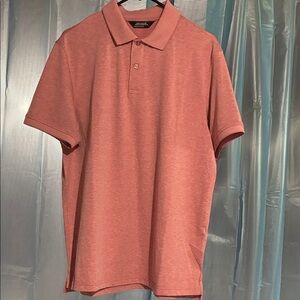 Classic Men's Polo Shirt in Coral